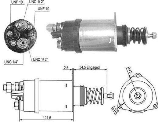 MAGNETI MARELLI solenoidinis jungiklis, starteris 940113050501